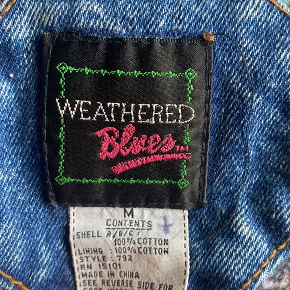 Vintage Weathered Blues 80s Jean Jacket - Picture 6 of 10